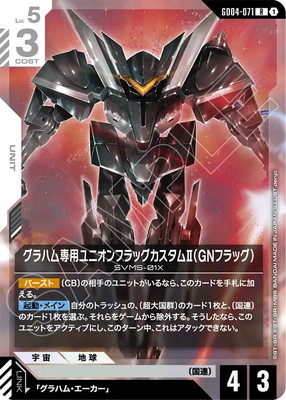 グラハム専用ユニオンフラッグカスタム�供�GNフラッグ） GD04-071