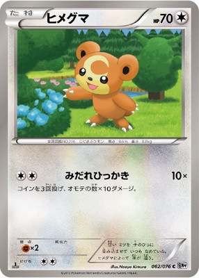 PK-BW09-062 ヒメグマ C