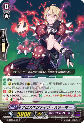 プロスペクティブ・スターキー G-BT13/098