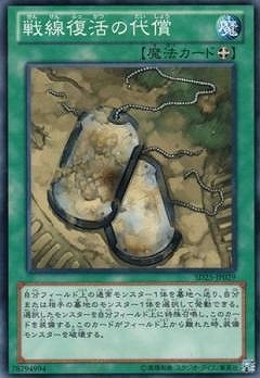 戦線復活の代償 [SD25-JP029]