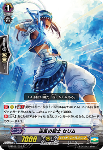 逆風の騎士 セリム G-BT06/025