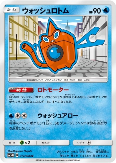 PK-SM5M-012 ウォッシュロトム U